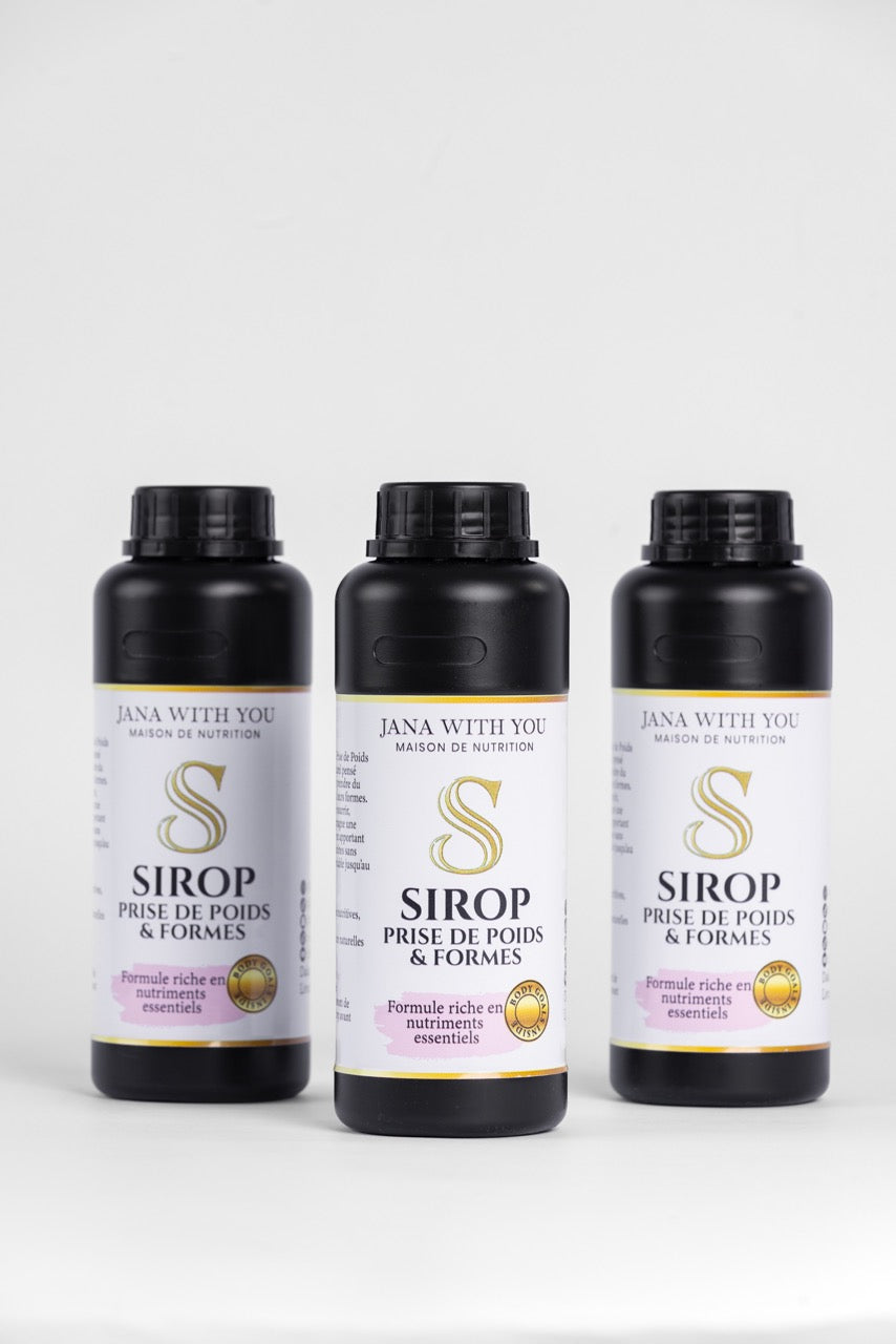 Trio sirop prise de poids et formes (2 en 1)
