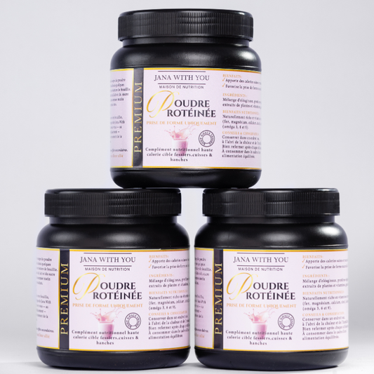 Trio Poudre protéinée - Prise de forme