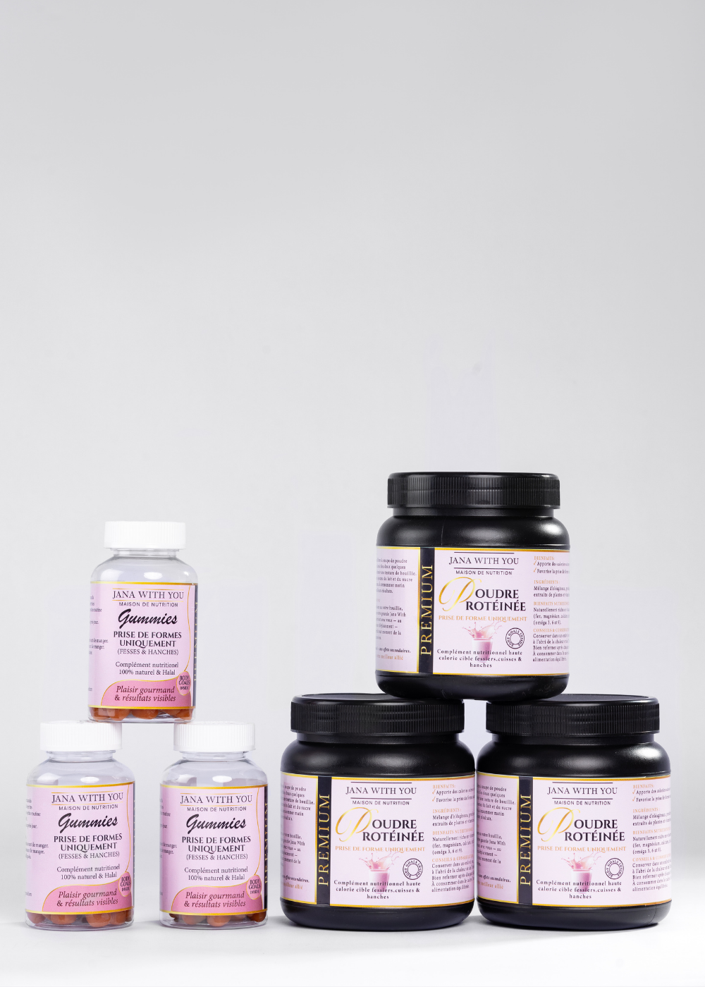 Pack double trio Golden-Prise de formes uniquement