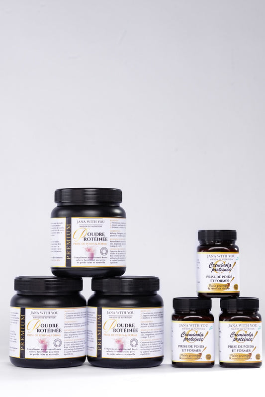 Pack double trio P-C prise de poids et formes