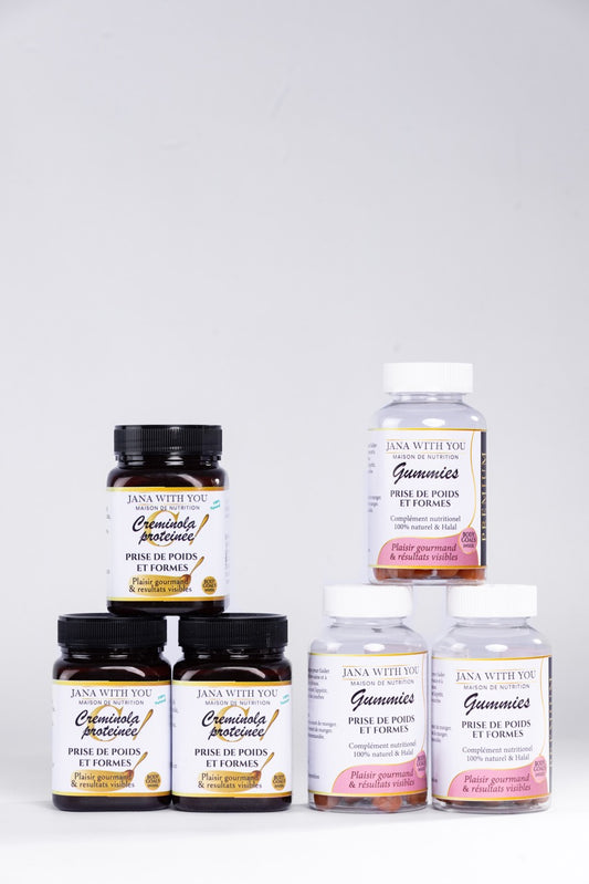 Pack double trio C-G prise de poids et formes