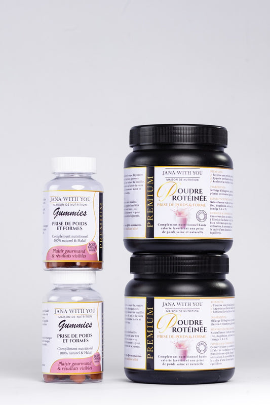 Pack double P-Gx2 prise de poids et formes