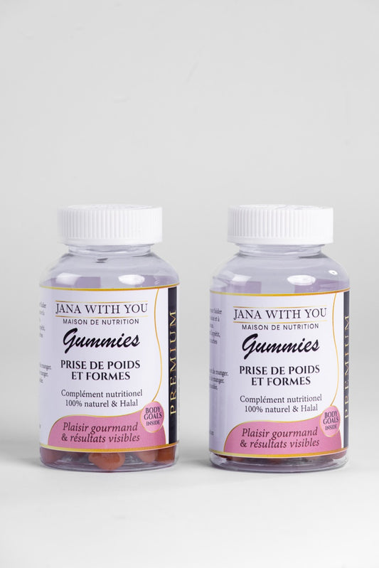 Duo gummies prise de poids et formes (2 en 1)