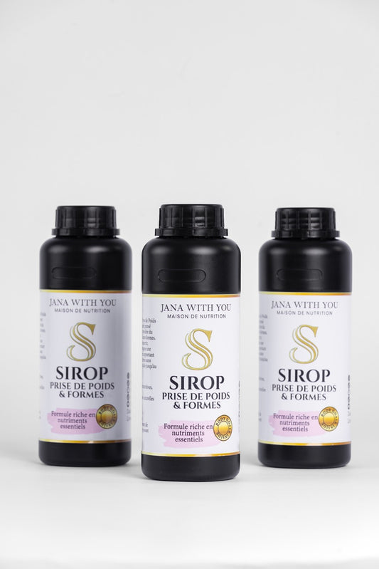 Trio sirop prise de poids et formes (2 en 1)
