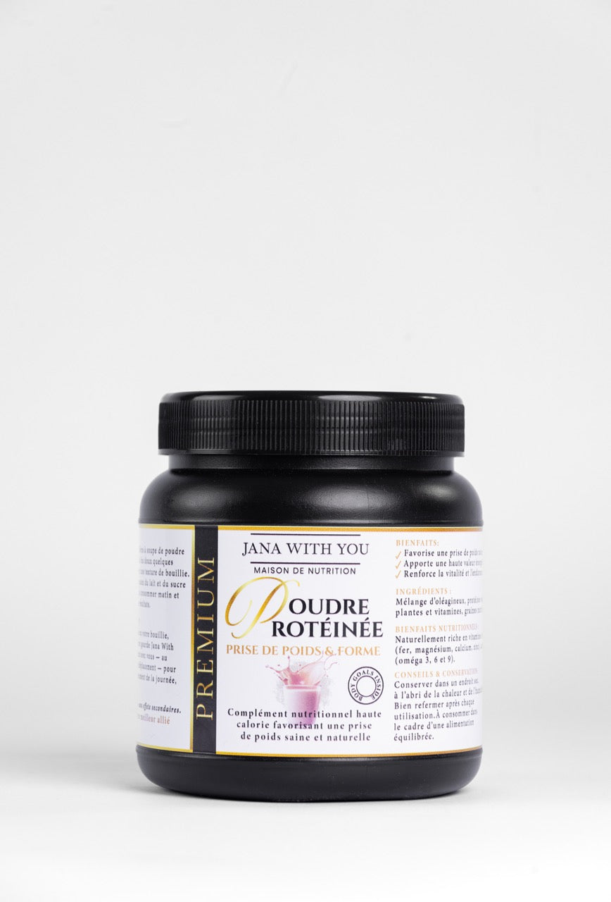 Poudre protéinée Prise de poids et formes (2 en 1)