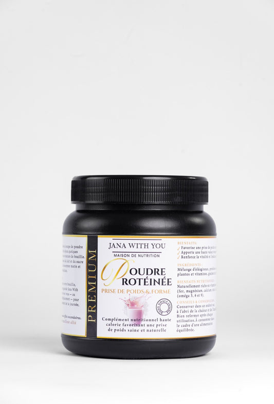 Poudre protéinée Prise de poids et formes (2 en 1)
